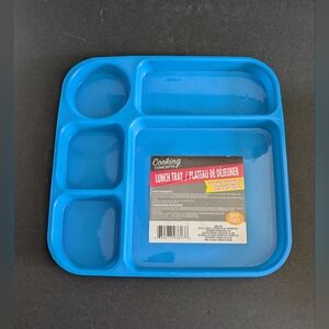 Cooking Concepts Blue Lunch Tray 5 Compartments